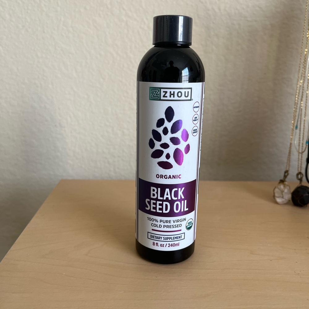 Zhou Organic Black Seed Oil | 100% Virgin Cold Pressed